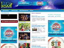 Tablet Screenshot of partyspace.hu